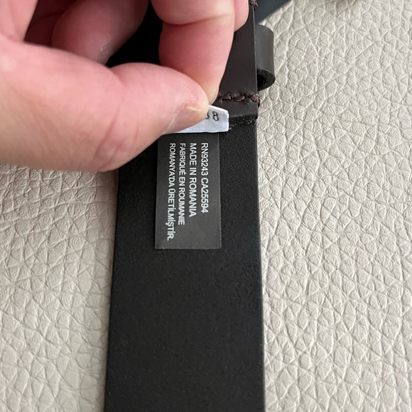 NWT - Diesel Men’s Leather Belt - Belt Size 38 / 95cm - Made in Romania - Picture 6 of 6